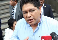 Rennán Espinoza: “El Gobierno nos quiere poner una agenda que no es importante”