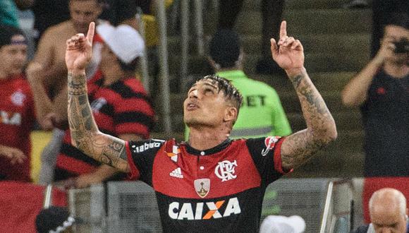 Paolo Guerrero anotó golazo en triunfo de Flamengo ante el Sao Paulo