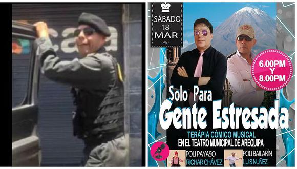Policía bailarín presenta su show en Arequipa y solo para estresados (VIDEO)