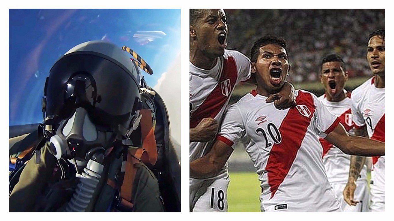 Perú vs. Nueva Zelanda: piloto de combate sorprende con este tierno gesto a selección peruana 