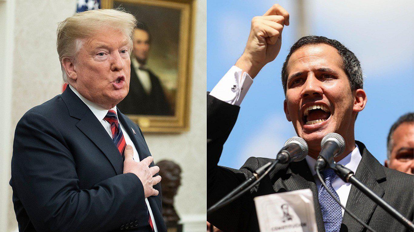 Donald Trump reconoce a Juan Guaidó como presidente interino de Venezuela