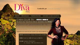 Participa del casting "En Busca de la Nueva Diva - Perú"