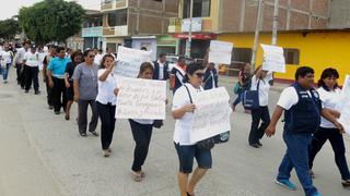 Tumbes: Trabajadores de Salud protestan por desabastecimiento de medicamentos