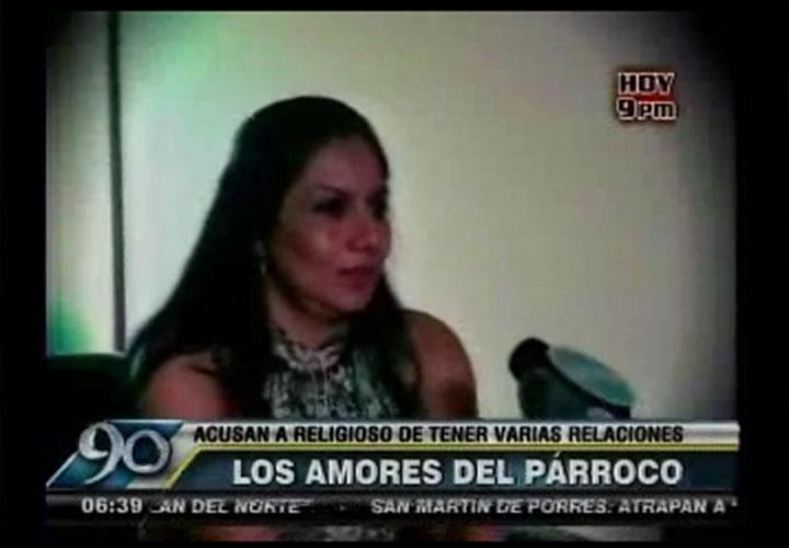 Mujer involucrada con sacerdote dice que este le fue infiel