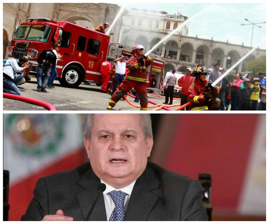 Pedro Cateriano: Bomberos Voluntarios serán transferidos al Ministerio del Interior (VIDEO)