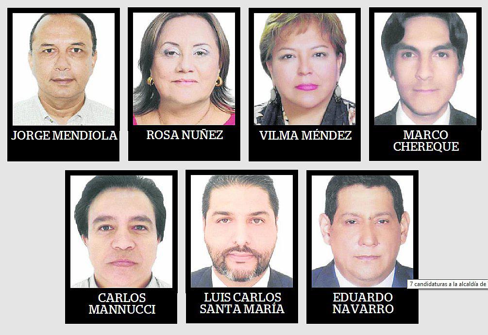 7 candidaturas a la alcaldía de Trujillo en suspenso 