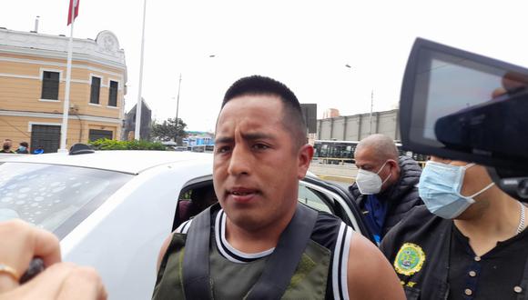 El presunto sicario José Giovanni Castillo Rodríguez (26) ‘Giovanni’, quien opuso tenaz resistencia a la intervención policial. Él es sindicado de pertenecer a la banda criminal ‘The Killers’. (Foto: PNP)