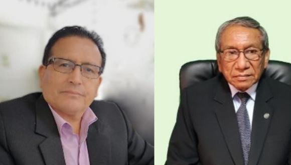 Candidatos a rector Javier Lozano Marreros y Jesús Olivera Cáceres. (Foto: Archivos GEC)