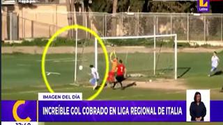 Árbitro cobra ‘gol fantasma’ y genera polémica en Italia (VIDEO)