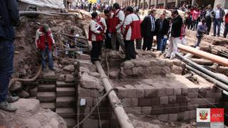 Deciden que muro inca y escalinatas serán conservados y enterrados (FOTOS)