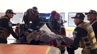 Huancayo: Albañil cae del segundo piso, se rompe huesos y se arrastra para salvarse