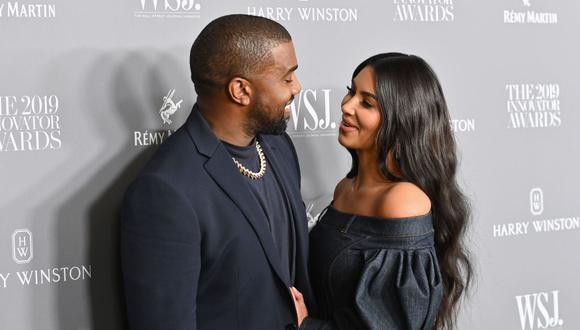 Kim Kardashian y Kanye West se divorciarán tras ocho años de matrimonio y tener cuatro hijos. (Foto: Angela Weiss / AFP)