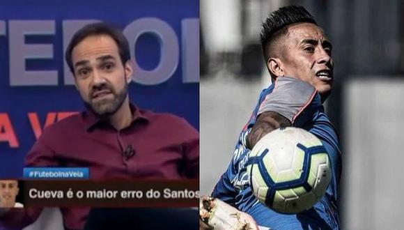 Periodista brasileño de ESPN: "Cueva es el peor fichaje del siglo en Santos" (VIDEO)