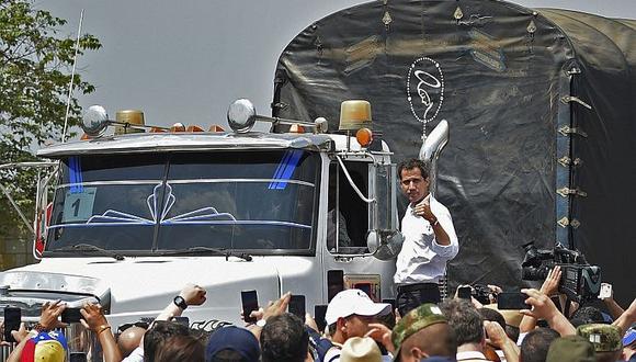 EN VIVO Juan Guaidó: "Camiones con ayuda humanitaria ya están en territorio venezolano"