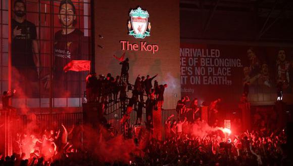 Liverpool se coronó campeón de la liga inglesa después de 30 años. (Foto: AFP)
