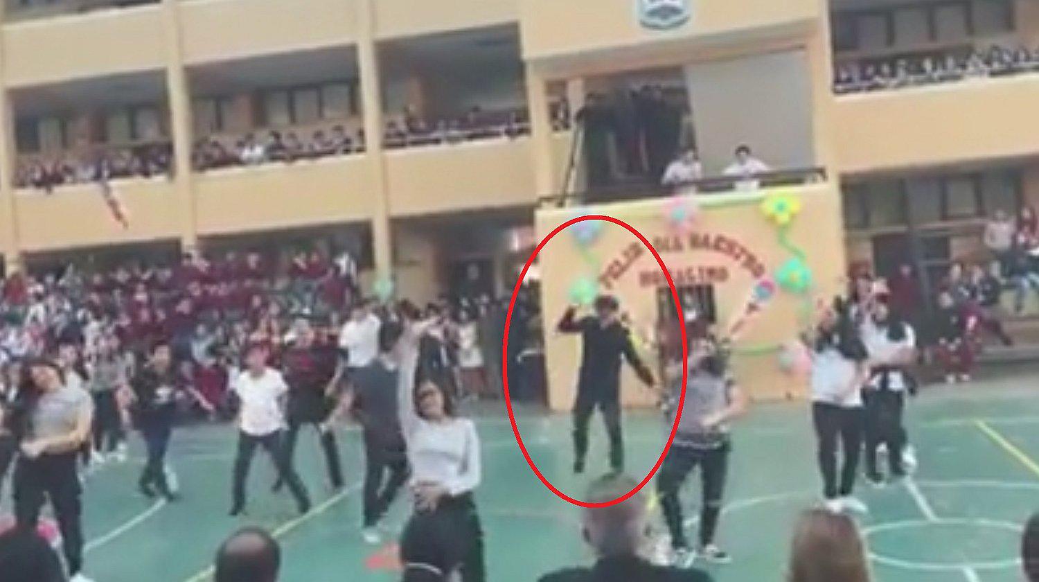 Facebook: Alumno arruinó coreografía escolar con famoso baile de Fortnite (VIDEO)