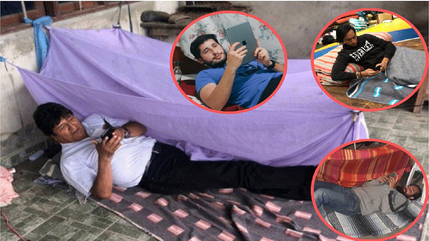 'EvoChallengue': El nuevo desafío viral inspirado en el expresidente boliviano Evo Morales (FOTOS)