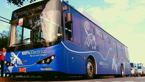 Presentan en Lima el primer bus eléctrico