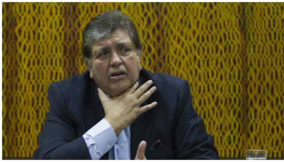 Alan García: "Todo el país sabe que el Gobierno enfiló sus baterías para liquidarme como candidato