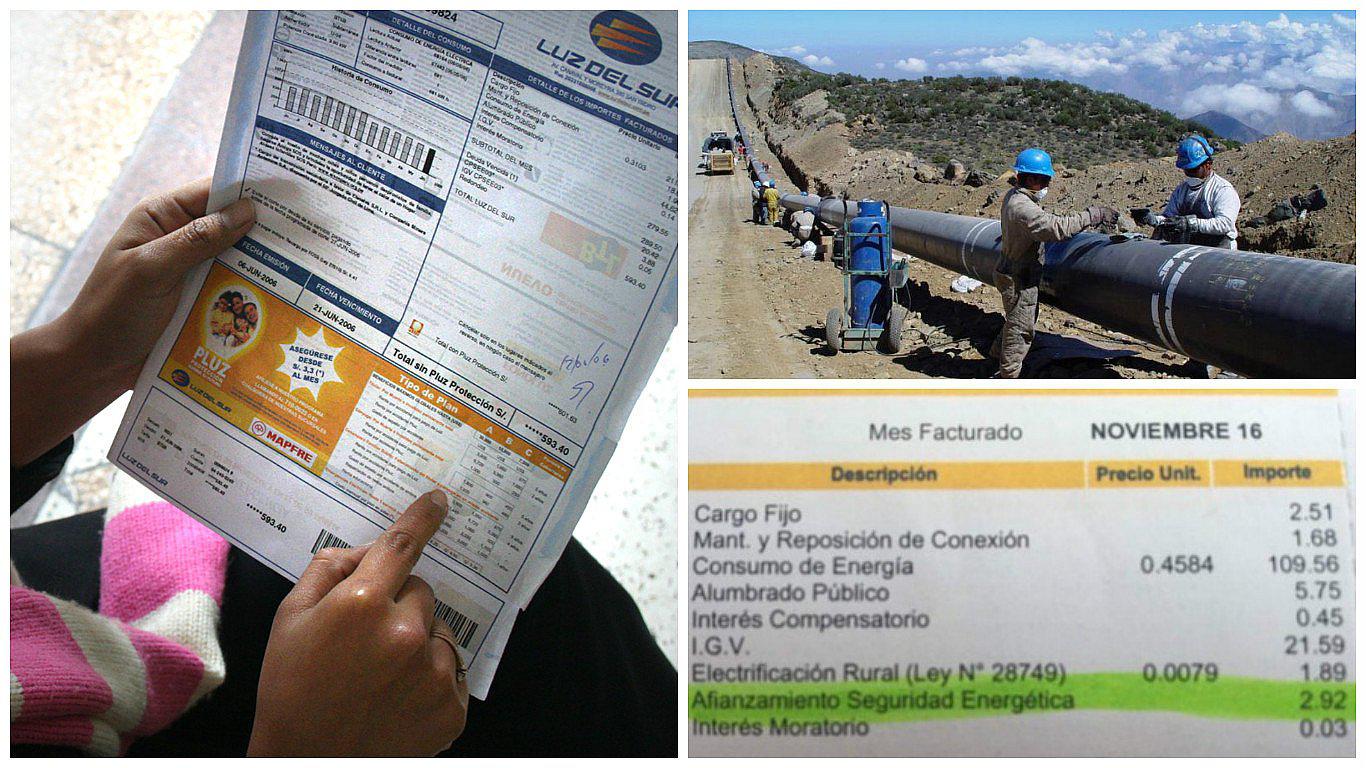 Proponen que no se cobre pago por Gasoducto en los recibos de luz