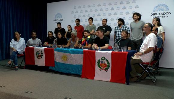 Activistas argentinos en Perú. (Foto: Archivo)