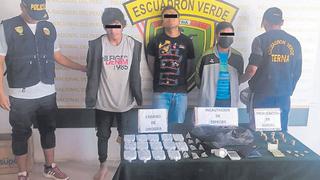 Piura: Caen “Los mogosos del cementerio” con cerca de 2,000 “ketes” de droga