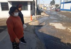 Aniego de agua potable afectó a vecinos de urbanización Santa Rosa