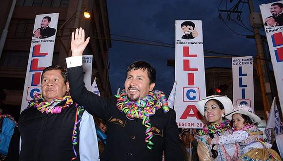  Elmer Cáceres Llica es el virtual gobernador de Arequipa