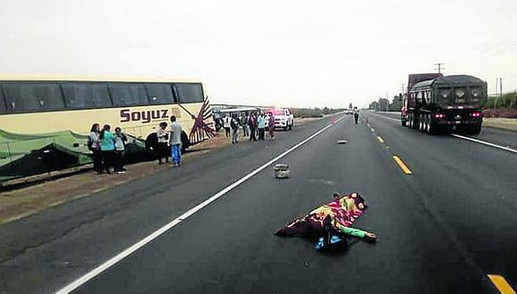 Trabajadora de fundo agroexportador muere atropellada por bus
