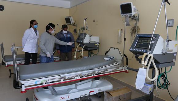 Cajamarca. El plan de recuperación tecnológica de equipamiento biomédico incluye ventiladores, monitores de funciones vitales y mobiliario clínico. (Gobierno Regional)