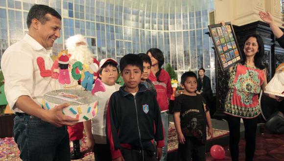 Ollanta Humala pidió que la Navidad sea una fiesta de amor, esperanza y reconciliación