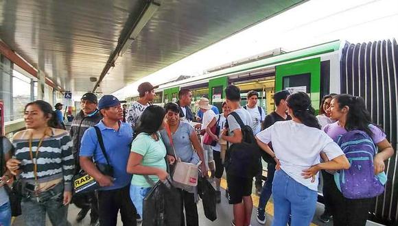 Metro de Lima: servicio continúa suspendido entre estaciones Cabitos y Villa El Salvador
