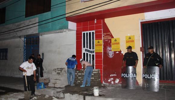 Chimbote: Tapian puertas de bar donde asesinaron a un pescador 