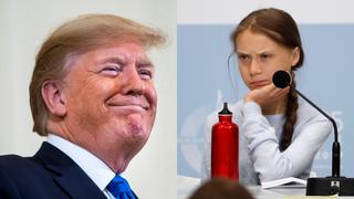 Donald Trump a Greta Thunberg: debería “relajarse” e ir al cine