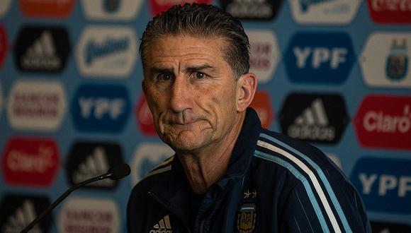 Edgardo Bauza quedó "preocupado" tras empate de Argentina ante Perú