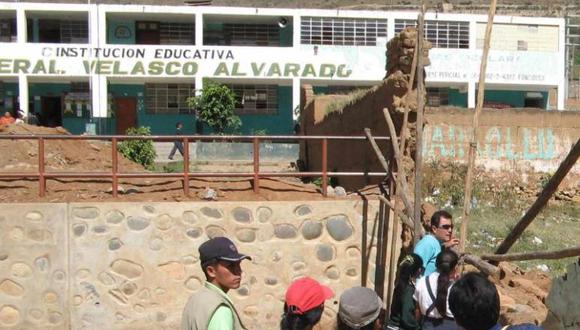 Aulas de colegio General Velasco Alvarado están inhabitables