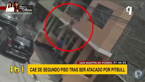 El hombre fue llevado de emergencia al hospital Cayetano Heredia tras caer del segundo piso. Foto: BDP