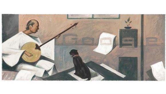 Google celebra a Hussein Bicar, artista que fue docente por más de 60 años