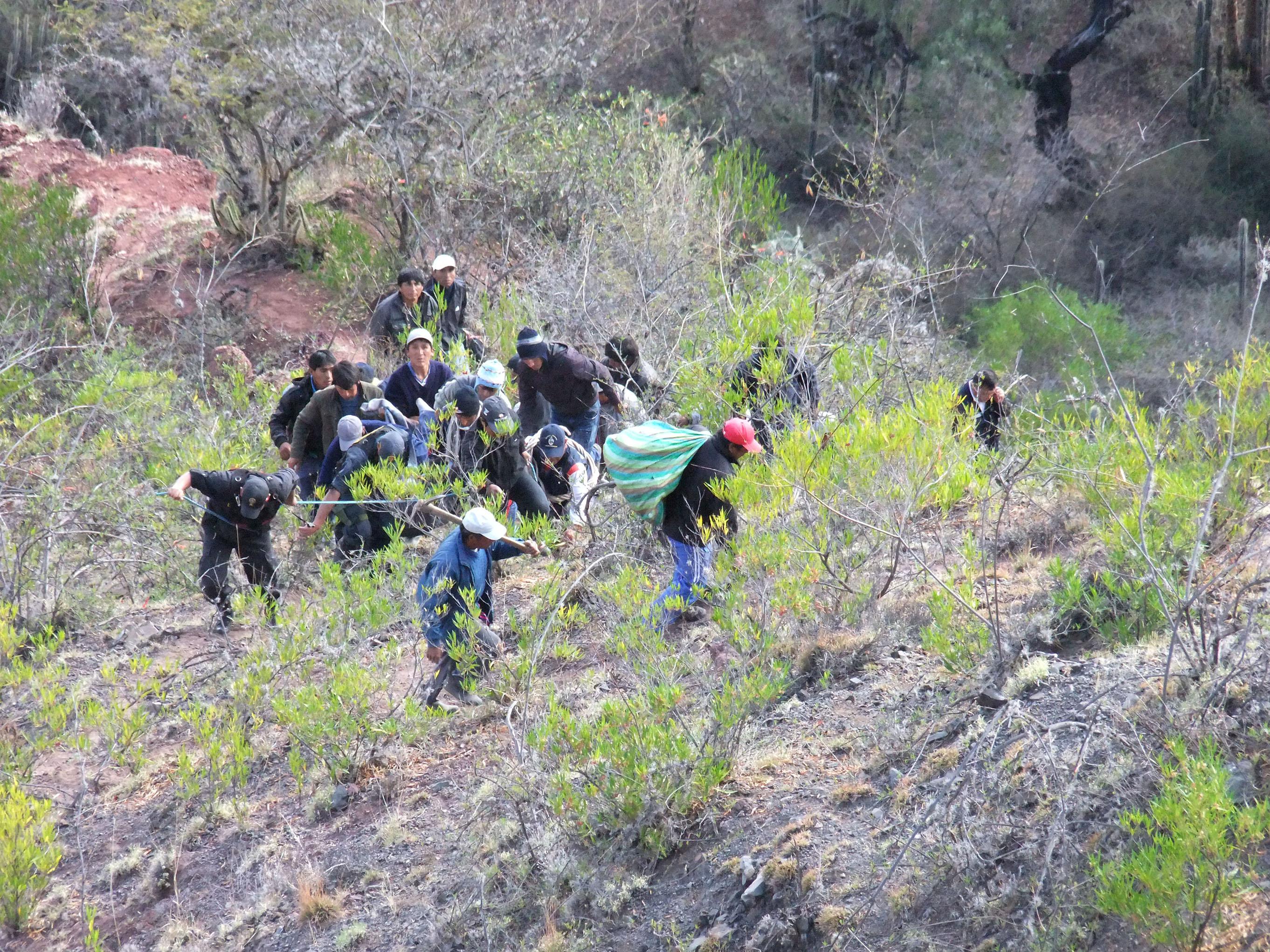 Huanta: en medio de matorrales hallan cuerpo faltante de accidente automovilístico 