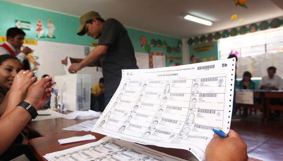 La segunda vuelta regional se llevará a cabo en nueve regiones del Perú el próximo 4 de diciembre. (Foto: Andina)