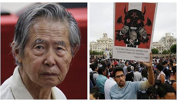 Anuncian marcha contra ley que beneficiaría a Alberto Fujimori