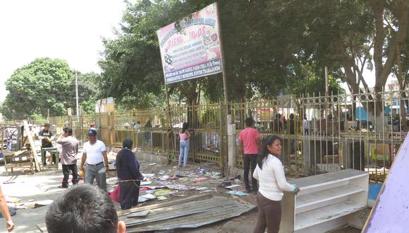 Chiclayo: ambulantes desalojados de exvivero denuncian a alcalde