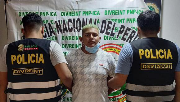 Capturado Cañedo Velarde , alias “Bryam”, fue intervenido por agentes del Depincri, tenía orden de captura judicial.