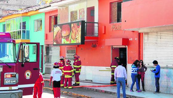 Cusco: Incendio en pollería casi genera tragedia