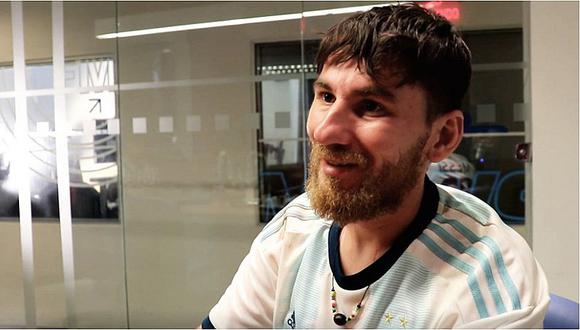 Doble brasileño de Messi vende sus posesiones para ver a su ídolo en la Copa América (VIDEO)