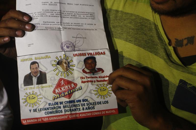 Taxista fue agredido por candidato a teniente alcalde