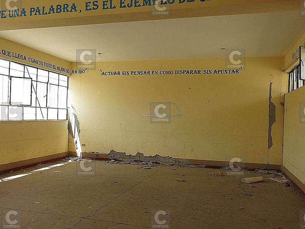 Alumnos del instituto Peruano Español sin aulas y laboratorios en Bella Unión