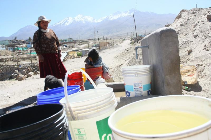 91% de zonas rurales no tienen agua ni desagüe