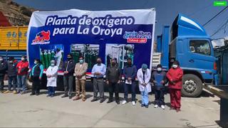 La Oroya:  entregan planta de oxígeno para enfrentar una posible tercera ola de COVID-19