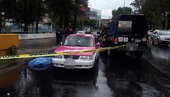 Taxista mojó a motociclistas y lo asesinan a balazos 